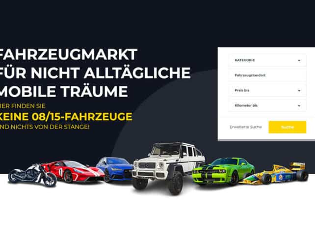 Online-Fahrzeugmarkt SPEEDXDREAMS.com