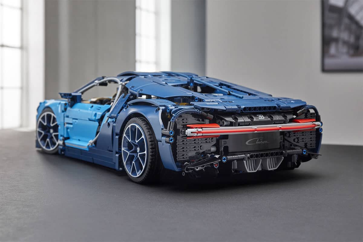 Unser heimlicher Favorit ster der Bugatti Chiron aus der LEGO Technic-Serie