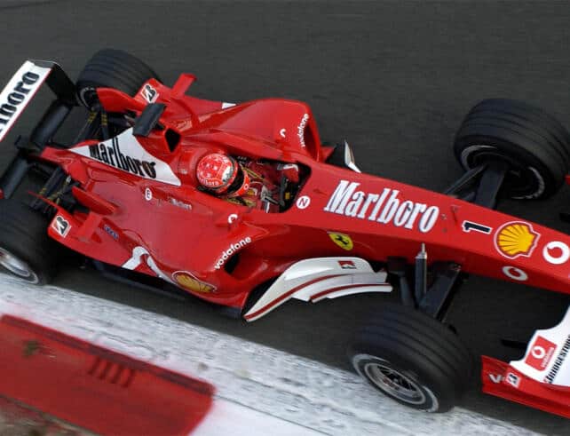 Michael Schumachers WM Ferrari versteigert