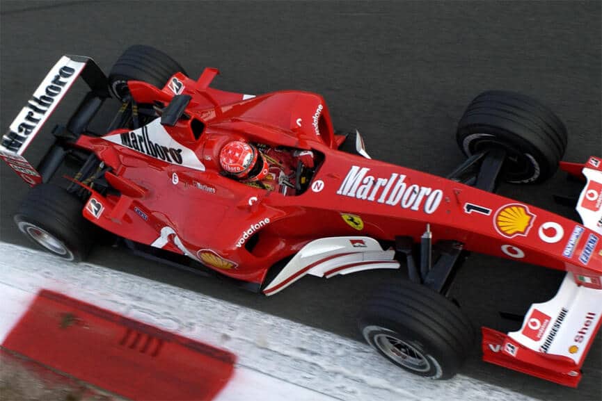 Michael Schumachers WM Ferrari versteigert