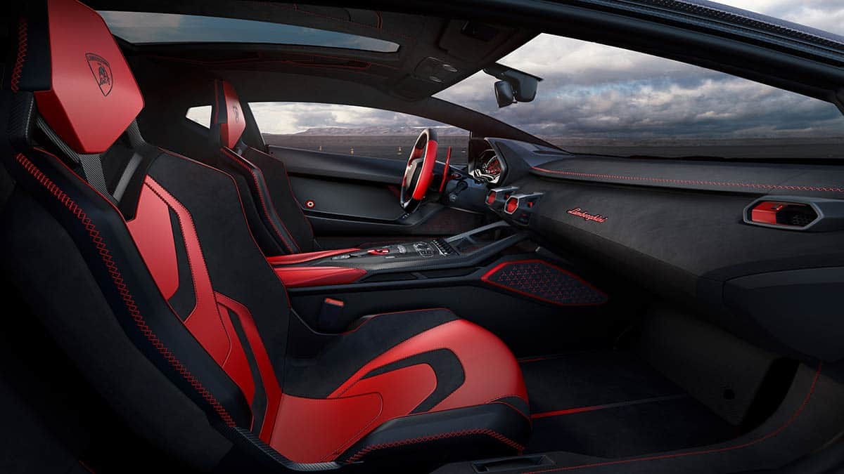 Interieur des Lamborghini Invencible
