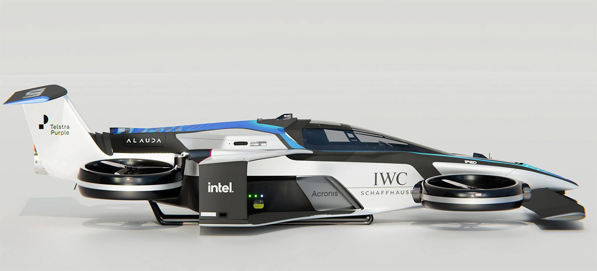 Airspeeder Mk4 Flugauto im Stil eines Formel1Rennwagens SPEEDXDREAMS