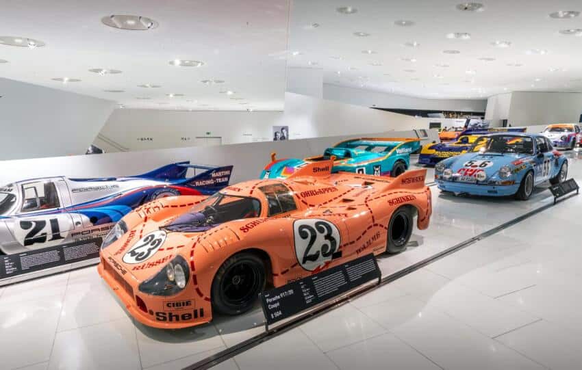 Drohnenflug Porsche Museum Stuttgart