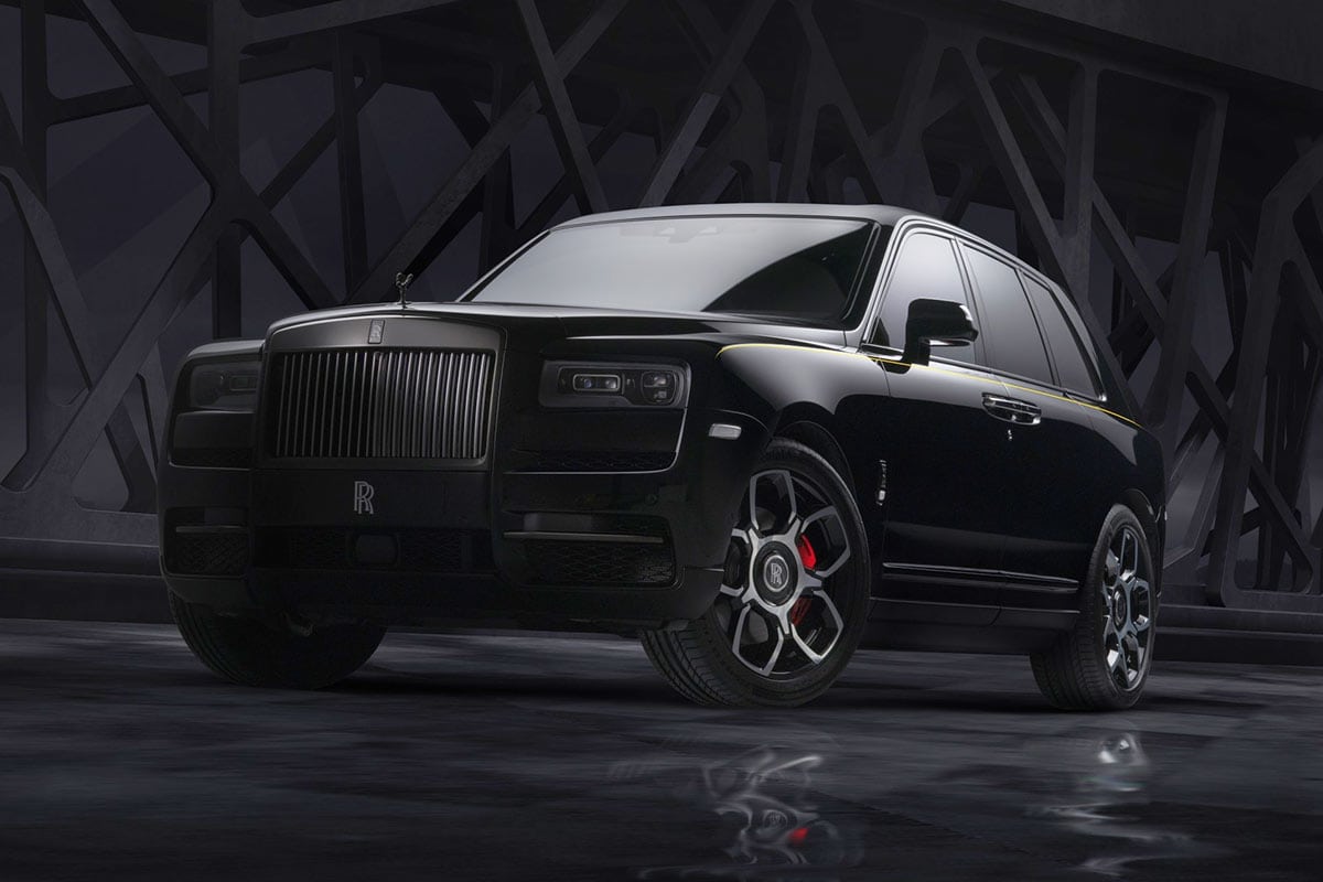 Platz 1 des luxuriösten und teuersten SUV geht an den Rolls-Royce Cullinan Black Badge