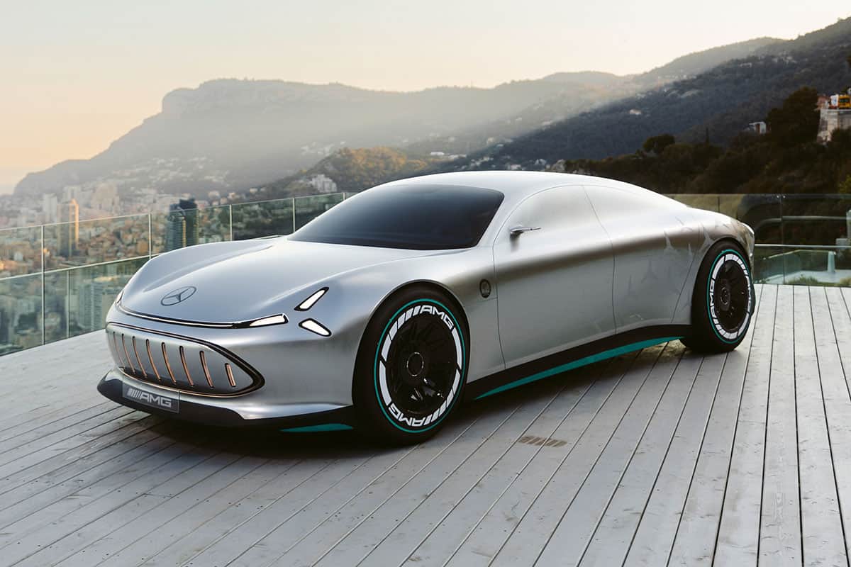 Das Showcar Vision AMG gibt einen Ausblick auf die vollelektrische Zukunft von Mercedes-AMG