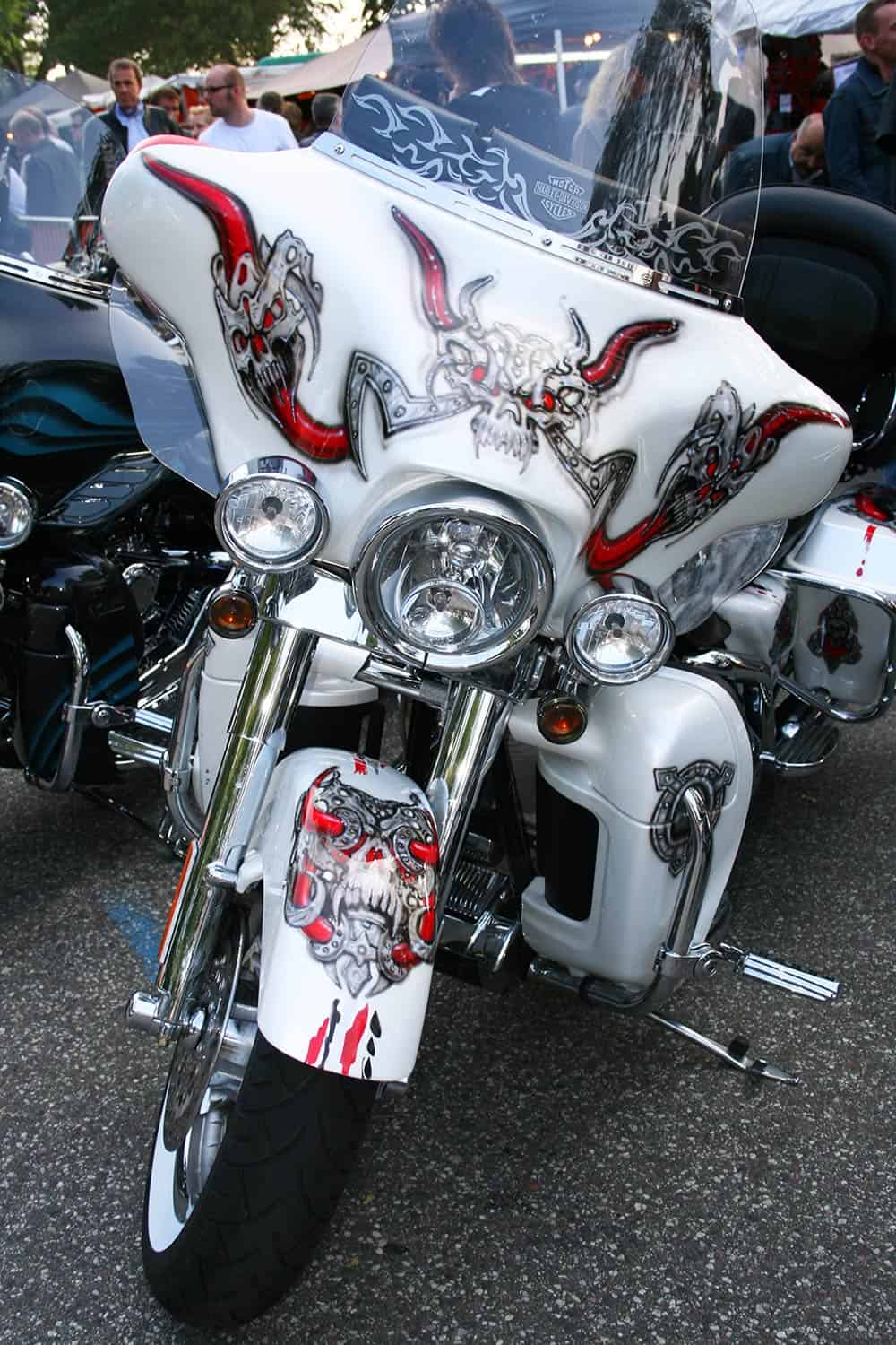 Bike Shows und Messen bieten ausreichend Platz um die eigene Harley-Davidson zu präsentieren